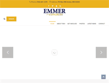 Tablet Screenshot of emmerforcongress.com